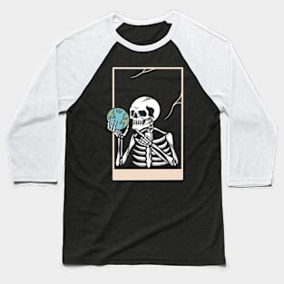 World skull Baseball T-Shirt